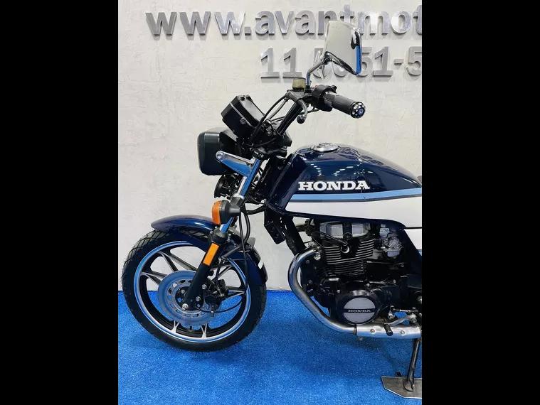 Honda CB 450 Azul 10