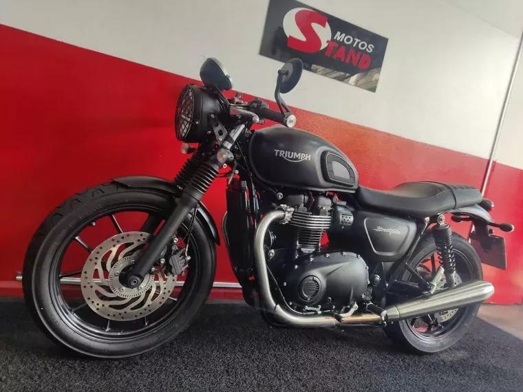 Triumph Street Twin Preto 5