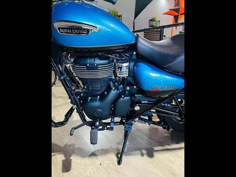 Royal Enfield Meteor Azul 8