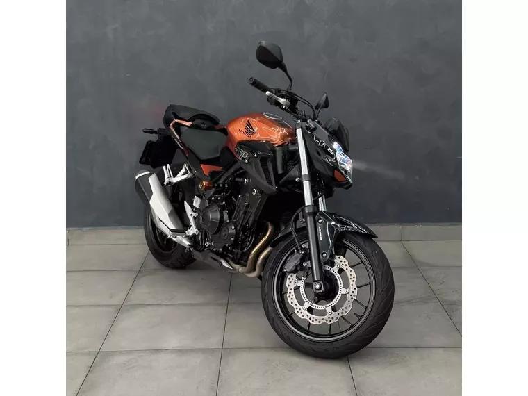 Honda CB 500 Laranja 5