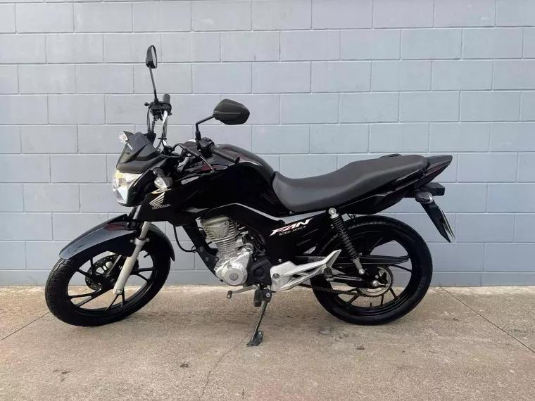 Honda CG 160 Preto 4