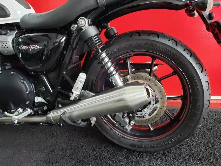 Triumph Street Twin Branco 12