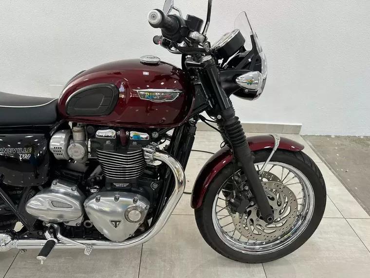 Triumph Bonneville Vinho 8