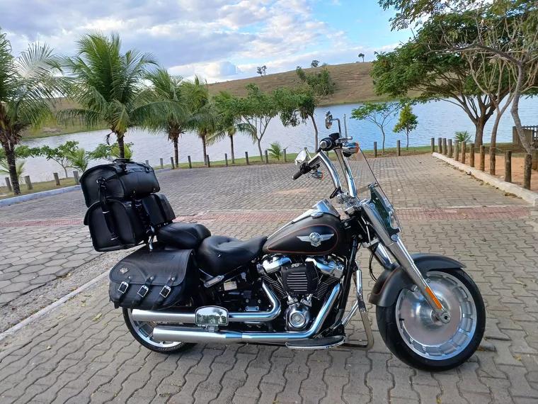 Harley-Davidson Fat Boy Cinza 4