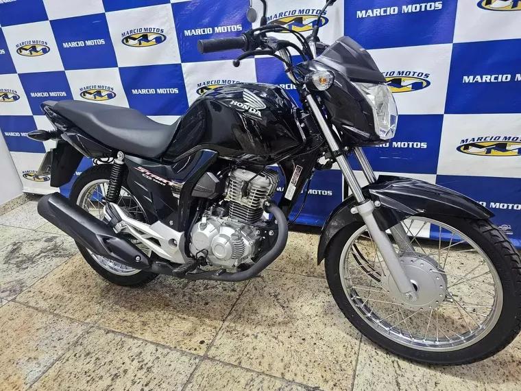 Honda CG 160 Preto 3