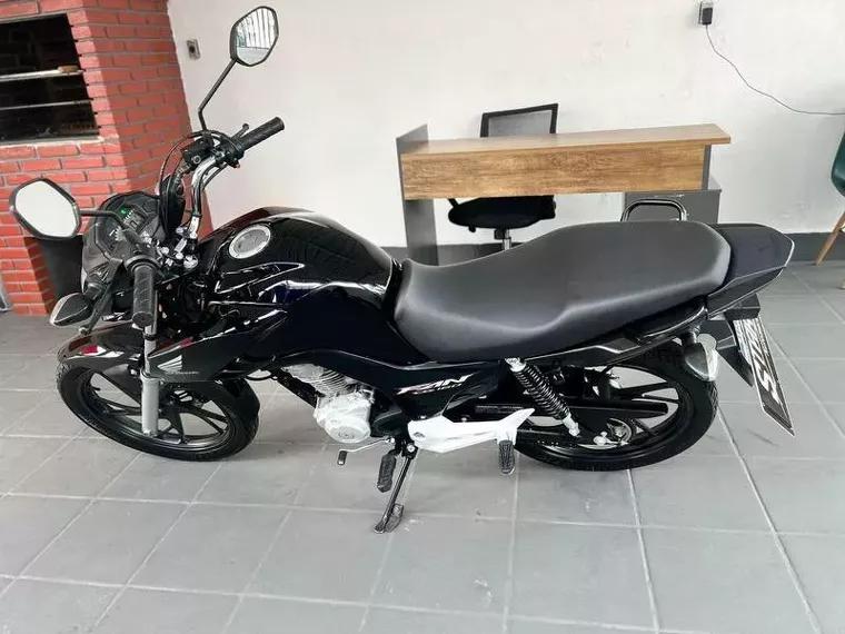 Honda CG 160 Preto 8