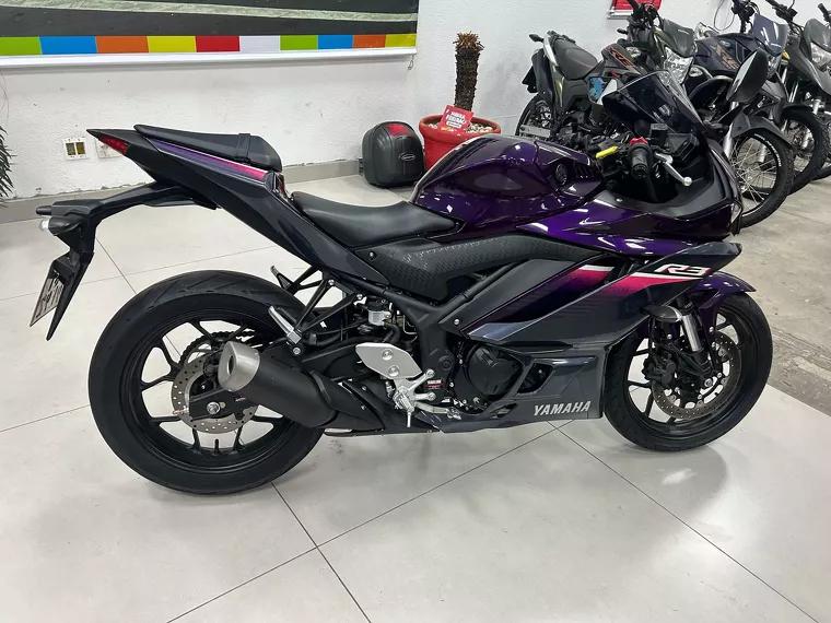 Yamaha YZF R3 Roxo 1