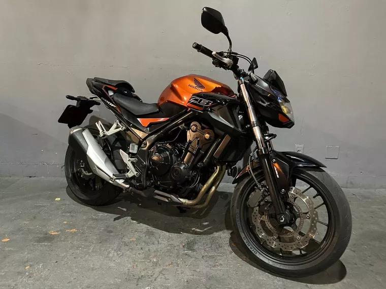 Honda CB 500 Laranja 4