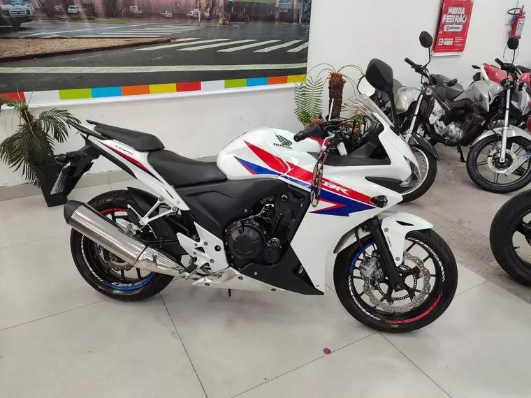 Honda CBR 500 Branco 1