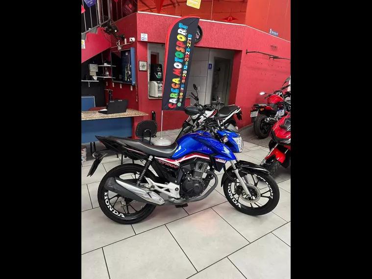 Honda CG 160 Azul 12