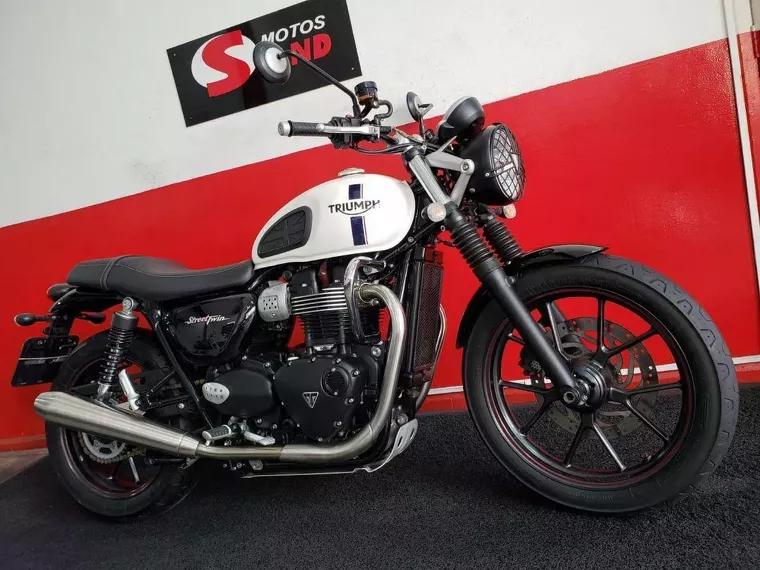 Triumph Street Twin Branco 2