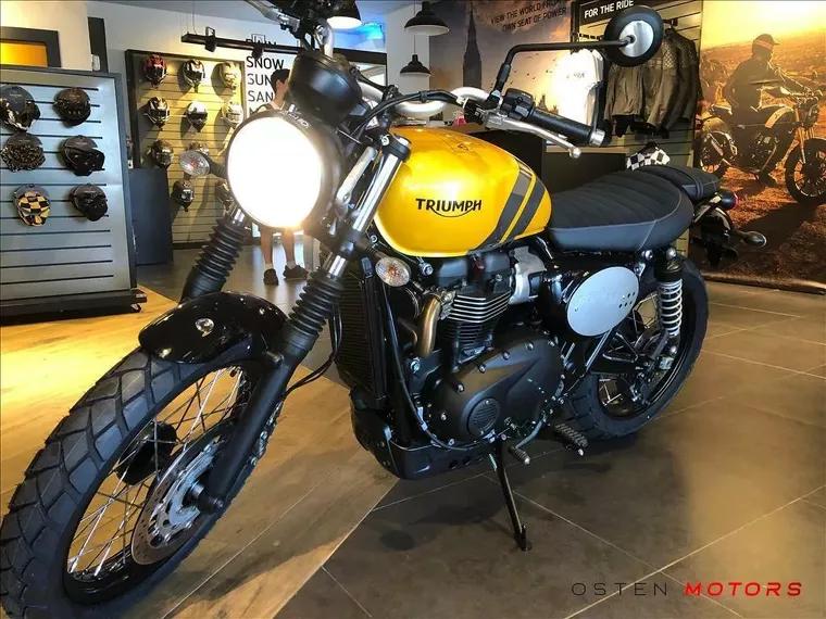 Triumph Street Scrambler Amarelo 1