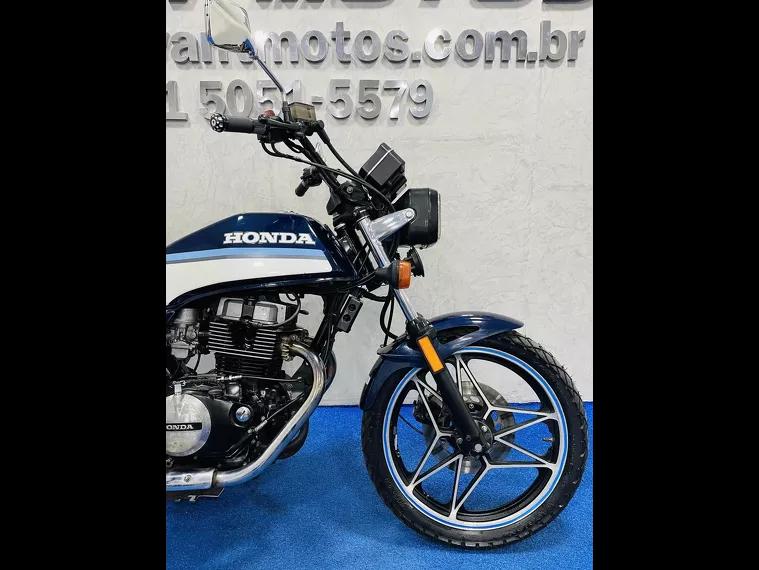 Honda CB 450 Azul 6