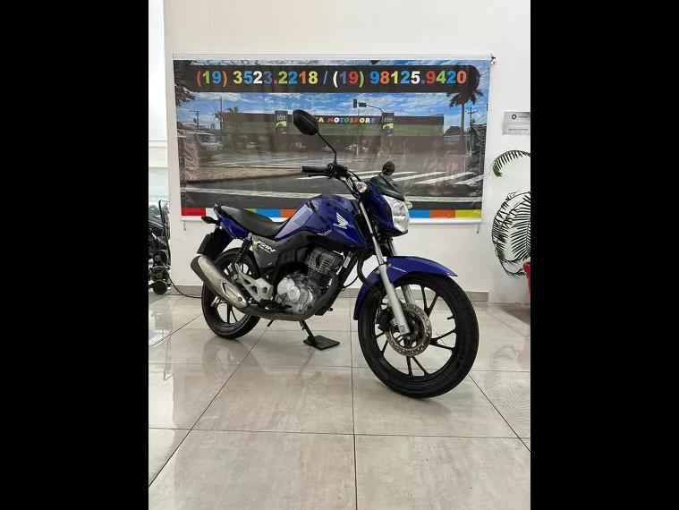 Honda CG 160 Azul 12