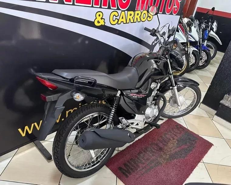 Honda CG 160 Preto 4