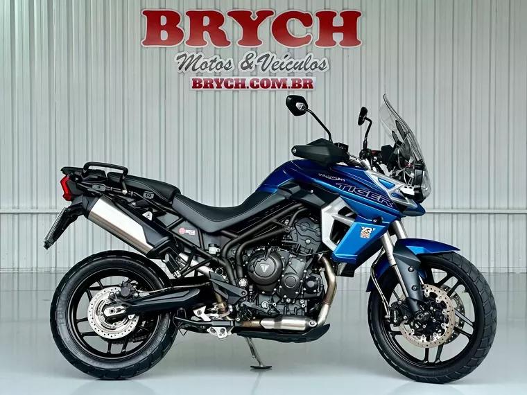 Triumph Tiger 800 Azul 1