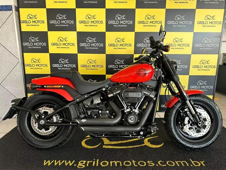 Harley-Davidson Fat Bob Laranja 1