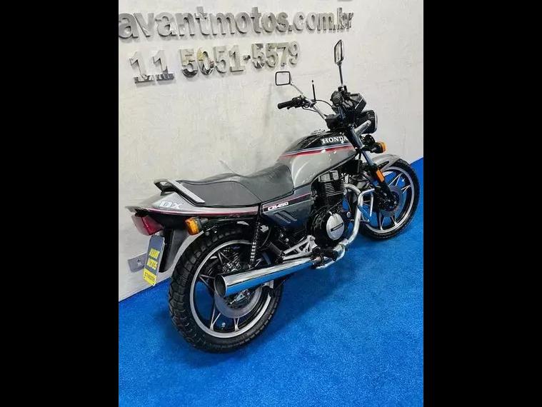 Honda CB 450 Cinza 3