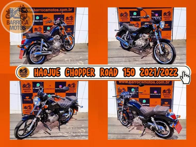 Haojue Chopper Road Preto 1