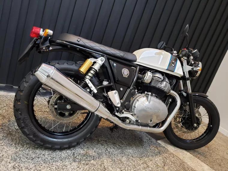 Royal Enfield Continental GT Branco 7