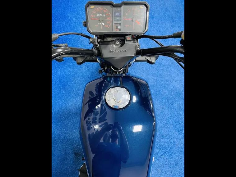 Honda CB 450 Azul 12