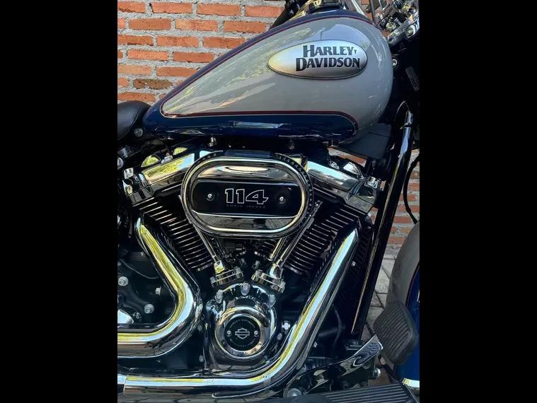 Harley-Davidson Heritage Azul 5