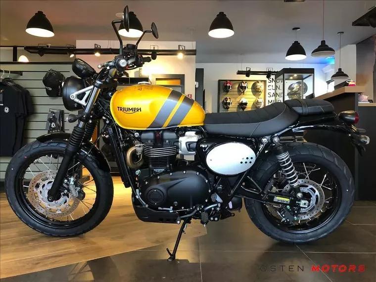 Triumph Street Scrambler Amarelo 8