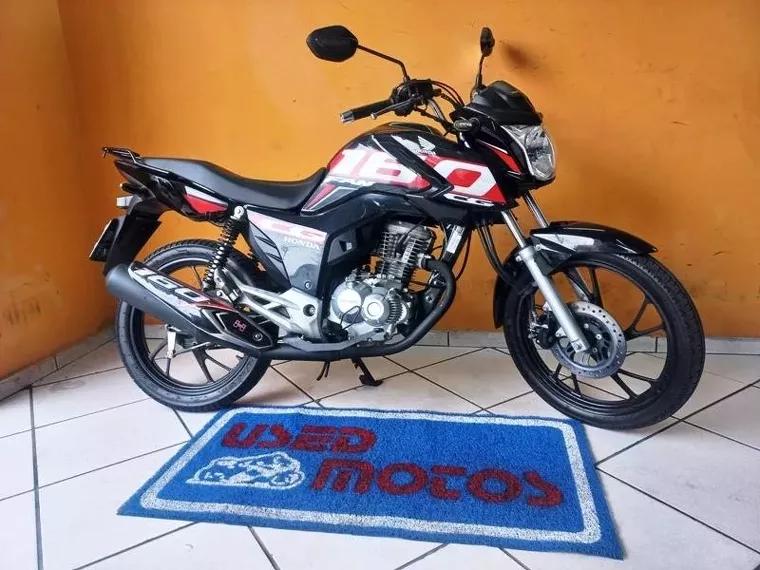 Honda CG 160 Preto 2