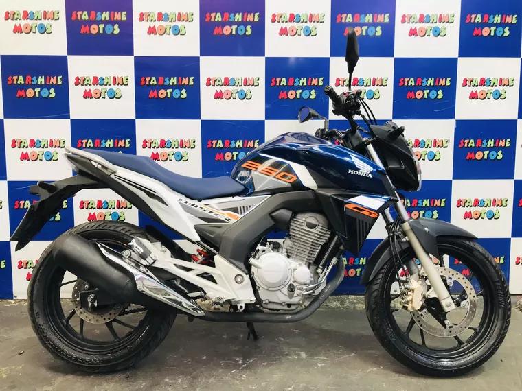 Honda CB Twister Azul 2