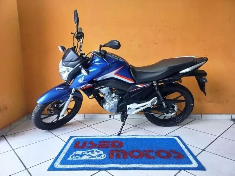 Honda CG 160 Azul 7