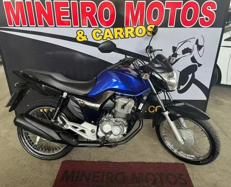 Honda CG 160 Azul 1