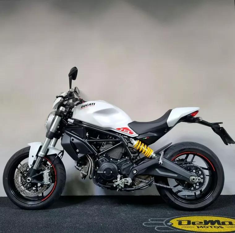 Ducati Monster Branco 6