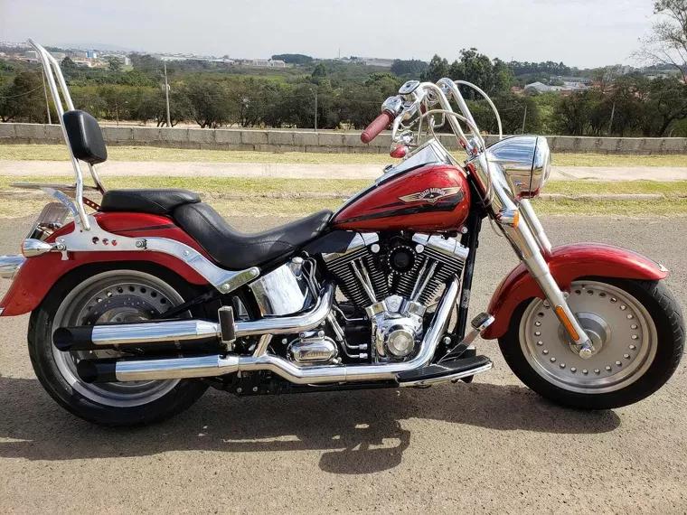 Harley-Davidson Fat Boy Vermelho 4