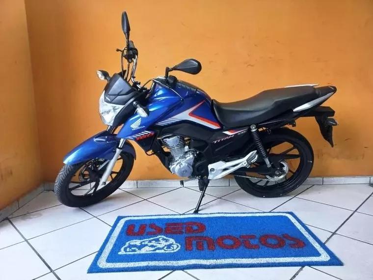 Honda CG 160 Azul 9