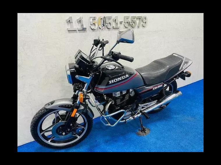 Honda CB 450 Cinza 18