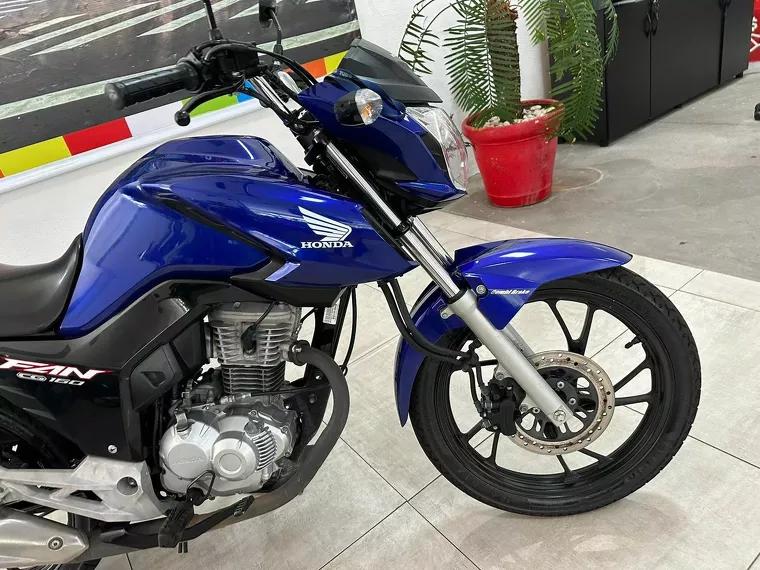 Honda CG 160 Azul 6