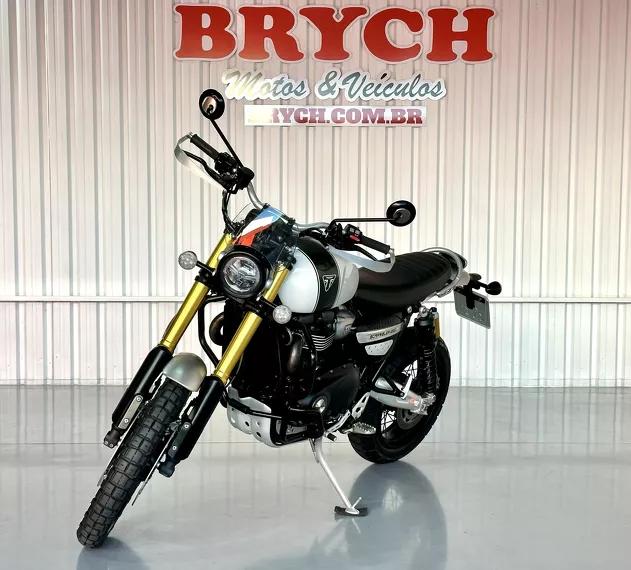 Triumph Scrambler Branco 5