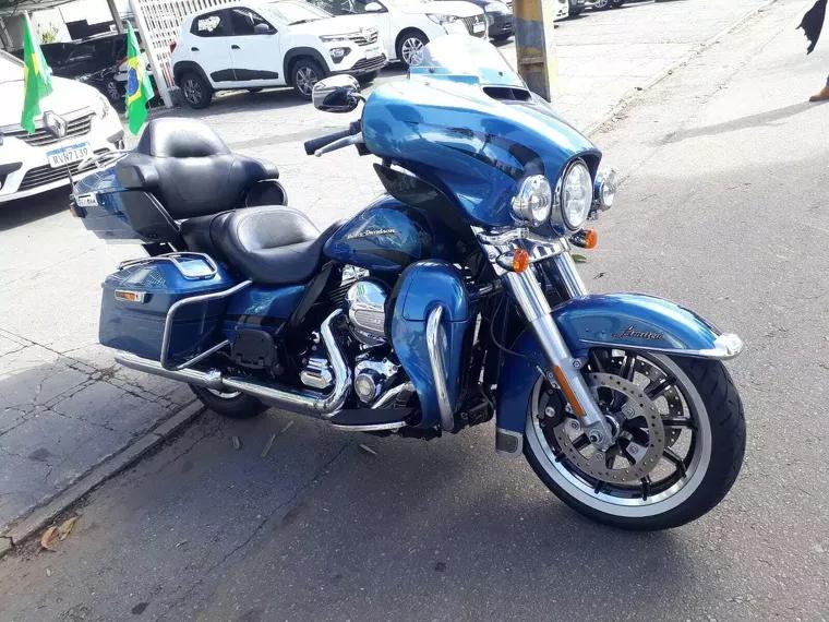 Harley-Davidson Electra Glide Azul 2