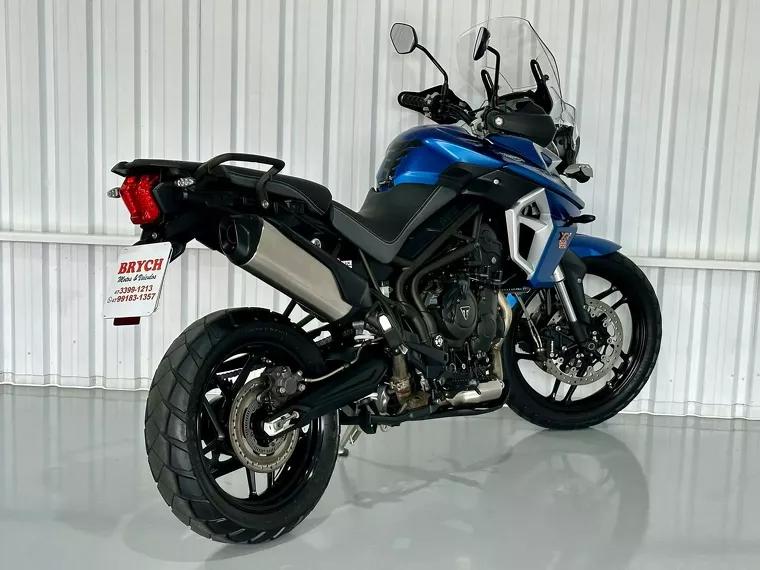 Triumph Tiger 800 Azul 10