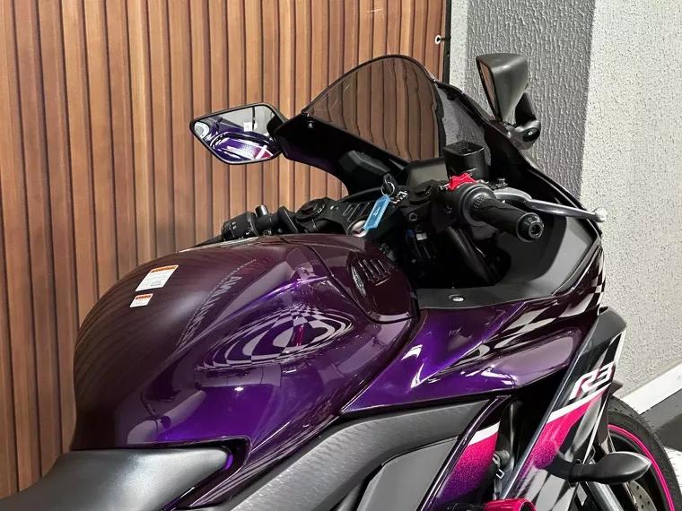 Yamaha YZF R3 Roxo 3