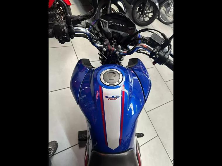 Honda CG 160 Azul 14