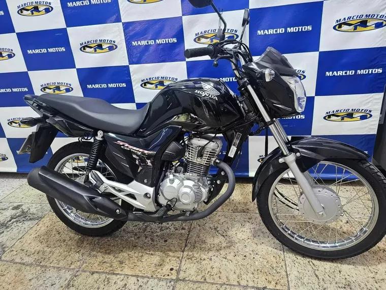 Honda CG 160 Preto 4