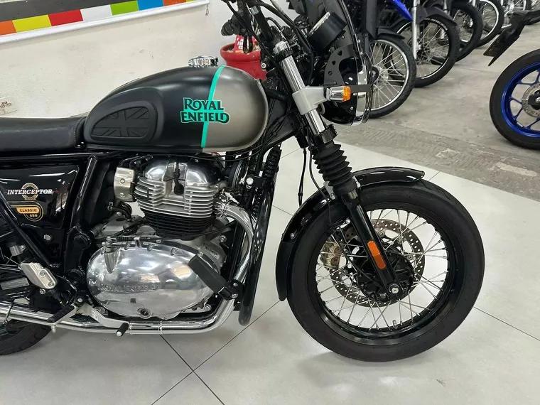 Royal Enfield Interceptor Preto 2