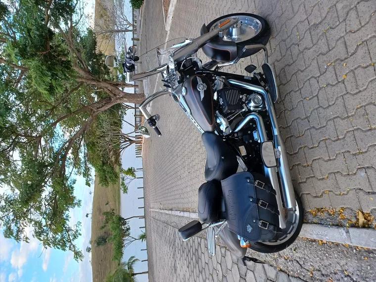 Harley-Davidson Fat Boy Cinza 5