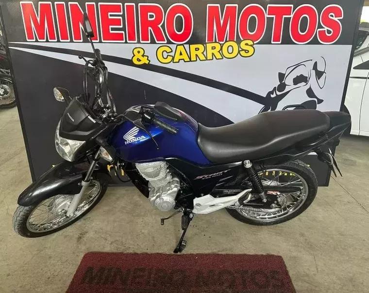 Honda CG 160 Azul 2