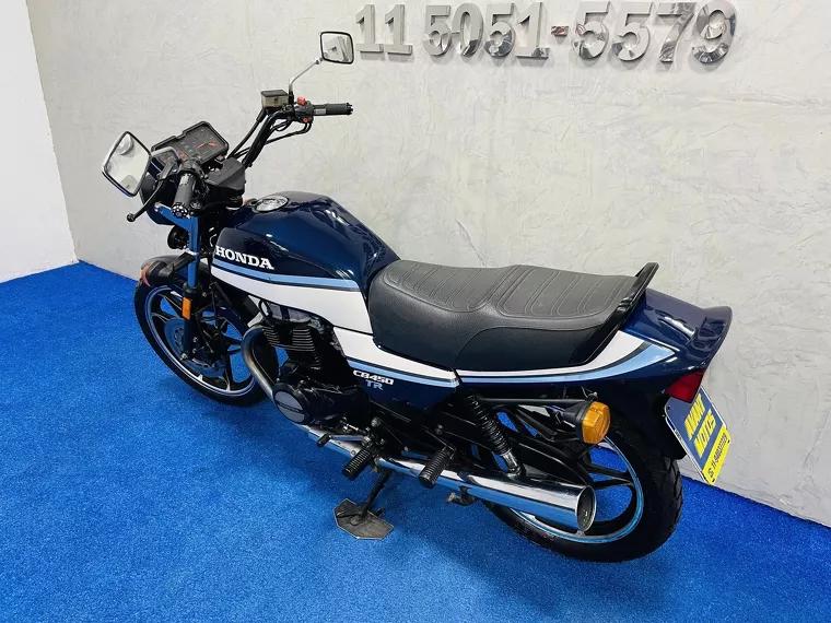 Honda CB 450 Azul 19