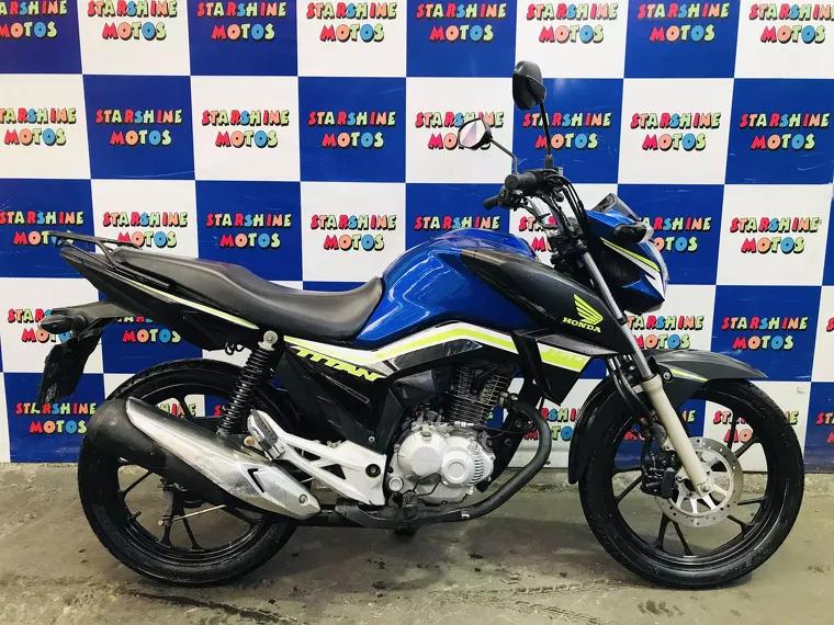 Honda CG 160 Azul 1