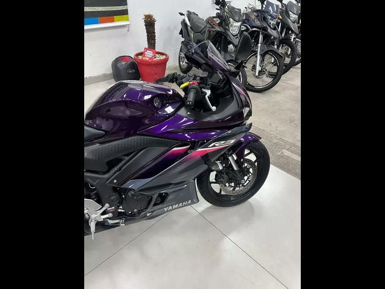 Yamaha YZF R3 Roxo 3