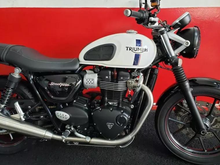 Triumph Street Twin Branco 9