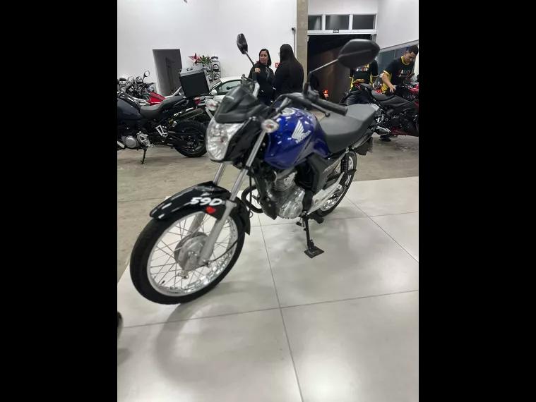 Honda CG 160 Azul 7